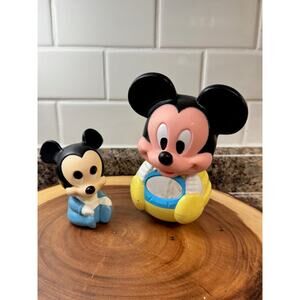 Vintage 1980's Mickey Mouse Baby Toys
